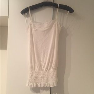 Guess White Lace Tank Top